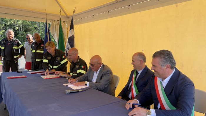 cilento firmata la convenzione per i presidi acquatici