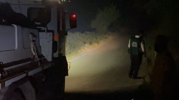 incendio nella notte a castellabate distrutti diversi ettari di verde