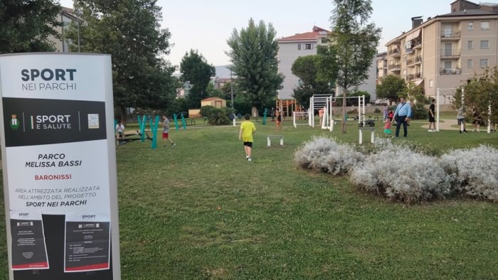 baronissi inaugurata la palestra outdoor digitalizzata sport e salute