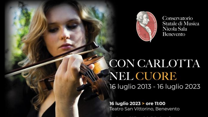 domenica 16 luglio concerto in memoria di carlotta nobile