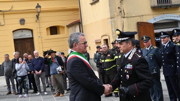 vallo della lucania istituito il reparto territorio carabinieri