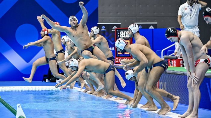 nuoto mondiali settebello straripante in gol i tre atleti campani