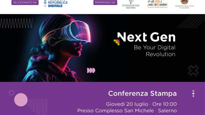 next gen be your digital revolution la presentazione del progetto a salerno