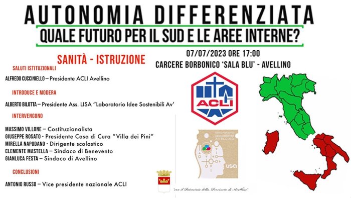 autonomia differenziata quale futuro per il sud e le aree interne