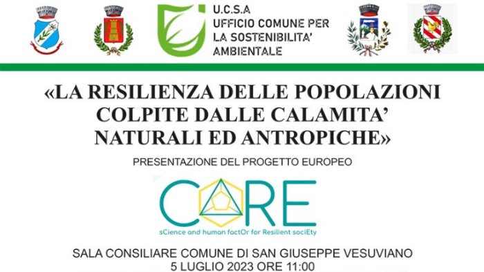 san giuseppe vesuviano presentazione del progetto ue core