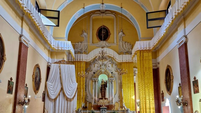 tutto pronto per i festeggiamenti della madonna del carmine a salerno