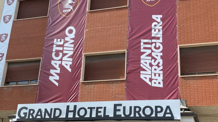 foto salernitana tutto pronto a rivisondoli per l arrivo dei granata