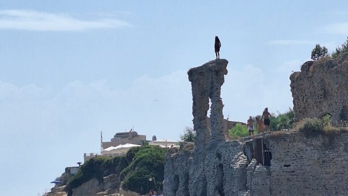 pericolosissimi tuffi dal tetto di palazzo degli spiriti a marechiaro e allarme