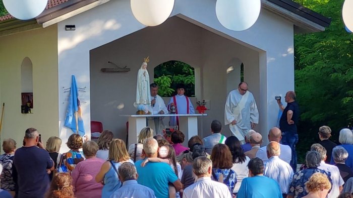 san leucio celebra l anniversario della cappella dedicata alla madonna di fatima