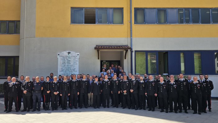 il comandante della legione carabinieri campania in visita ad avellino