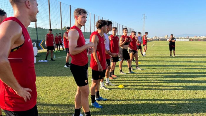 benevento quarto giorno di ritiro pomeriggio dedicato alla velocita aerobica