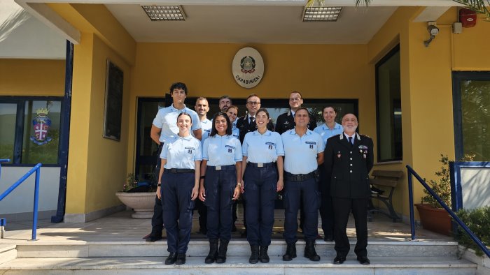 carabinieri stage formativo degli allievi commissari della penitenziaria