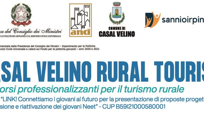 casal velino rural tourism ok al bando per la short list di 16 tirocini