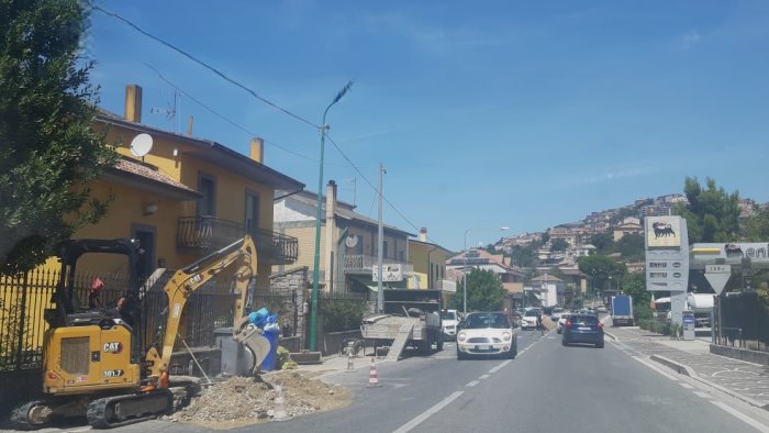 ariano perdita d acqua a cardito condotta riparata dopo il nostro appello