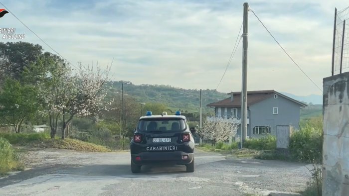 elicottero e cinofili per controlli serrati tra montemiletto e valle ufita