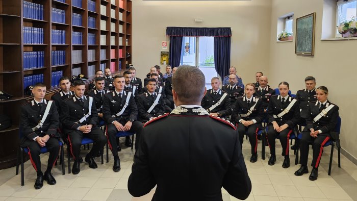 nuovi rinforzi per la sicurezza dell irpinia 13 carabinieri al provinciale