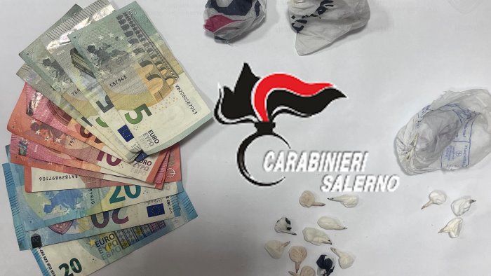 trovato con crack e cocaina un arresto per droga a salerno