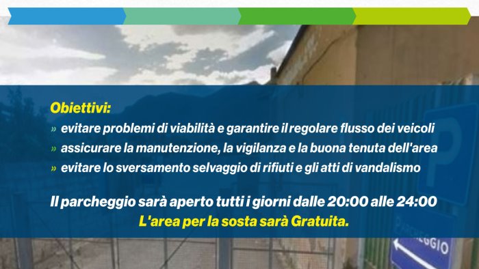 parcheggio confiscato alla camorra affidato ai commercianti