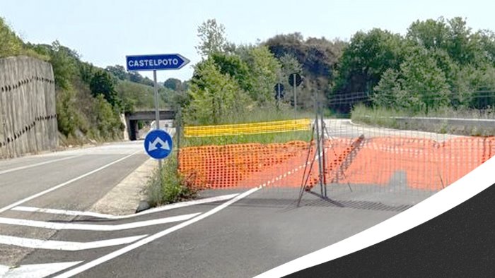 apre svincolo sulla fondovalle vitulanese direzione foglianise castelpoto