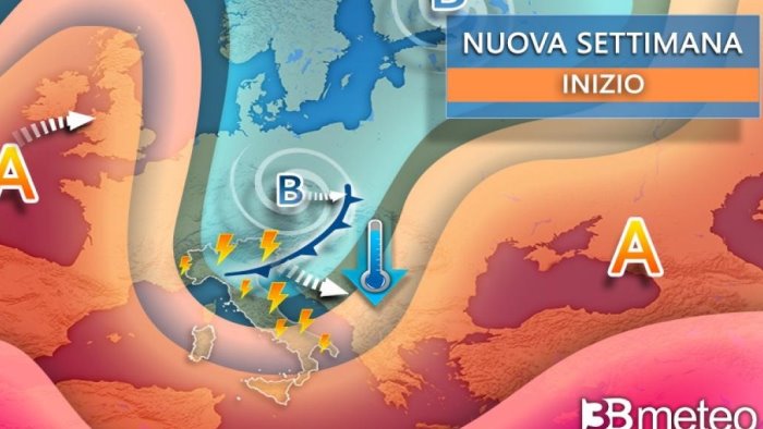 in arrivo break temporalesco rischio nubifragi e rinfrescata