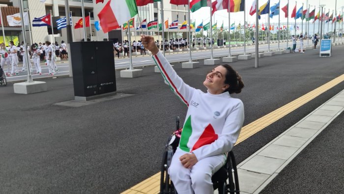 paralimpiadi nuoto procida in acqua nei 100 dorso