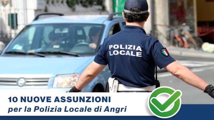 piu sicurezza assunti 10 nuovi vigili urbani ad angri