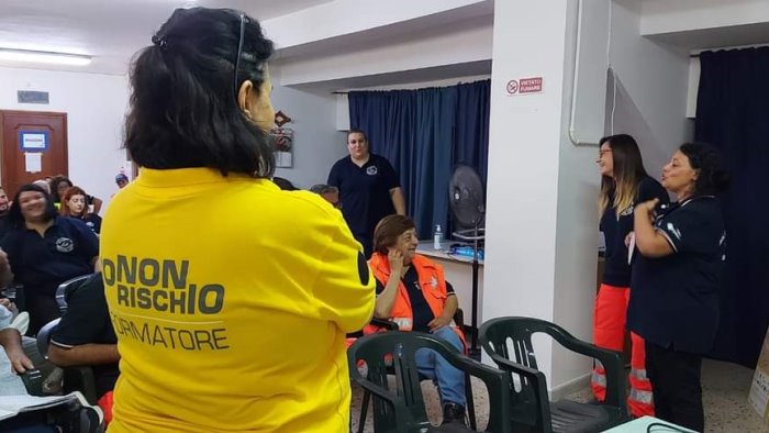 protezione civile san marzano sul sarno il corso di formazione io non rischio