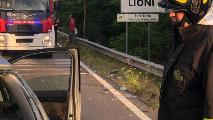 schianto sulla statale 400 29enne di lioni ricoverato in ospedale