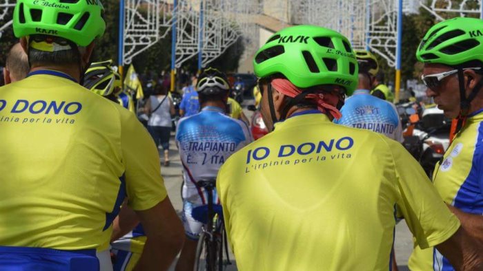 io dono 2023 fa tappa al laceno ciclopedalata per la donazione degli organi