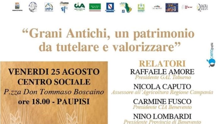 grani antichi un patrimonio da tutelare e valorizzare il convegno a paupisi