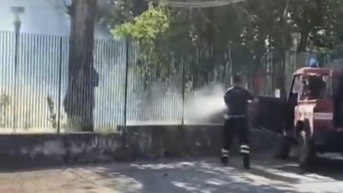 incendio area sgambamento parco mercatello dante santoro accelerare lavori