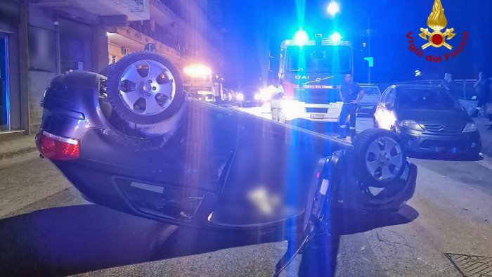 notte di incidenti in irpinia due feriti in ospedale