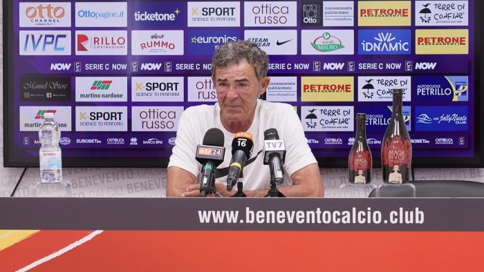 benevento taranto rileggi la conferenza stampa di auteri