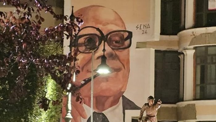 grottaminarda murales in centro dedicati a sandro pertini e alla pace