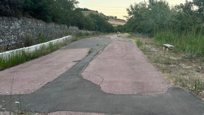 giorgione fi pista ciclabile di pantano nel degrado