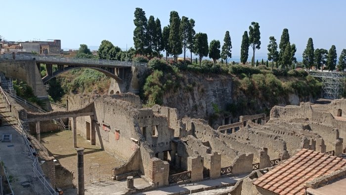 ercolano il parco archeologico cresce ultimati i lavori a villa sora