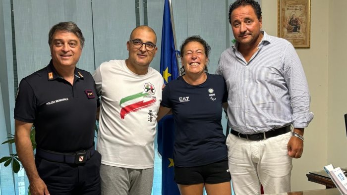 la judoka lauria si allena a telese prima dei giochi paralimpici di parigi