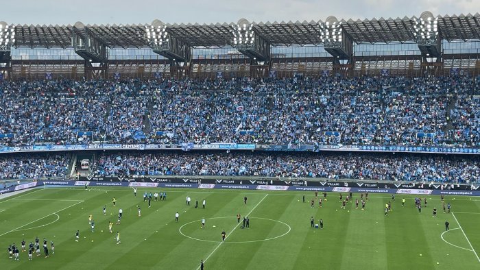 piu di 40mila allo stadio per il debutto casalingo