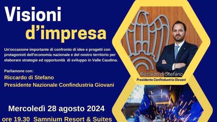 il presidente dei giovani imprenditori di confindustria ospite in valle caudina