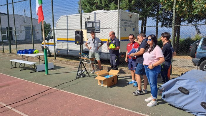 campo scuola regionale della protezione civile castel baronia protagonista