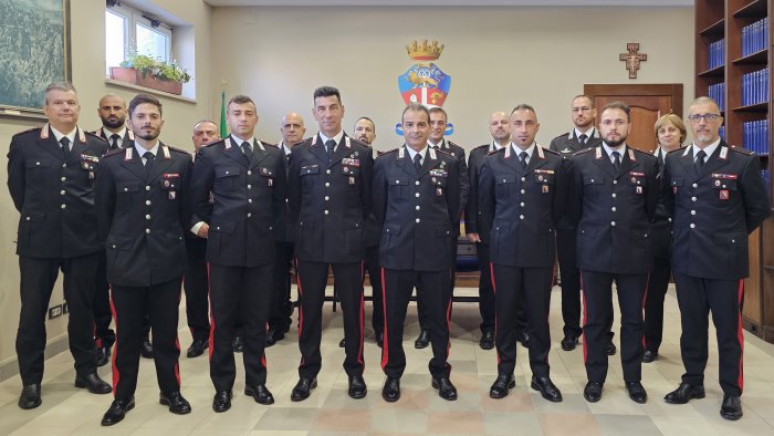 carabinieri altri 7 marescialli assegnati al comando provinciale di avellino