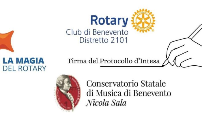 protocollo d intesa tra il conservatorio nicola sala di benevento e il rotary