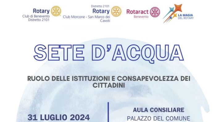 siccita e mancanza d acqua rotary club in campo con sete d acqua