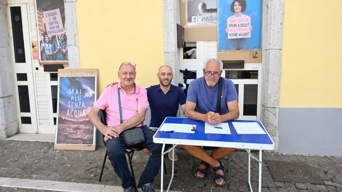 dramma acqua e necessario un intervento strutturale e immediato