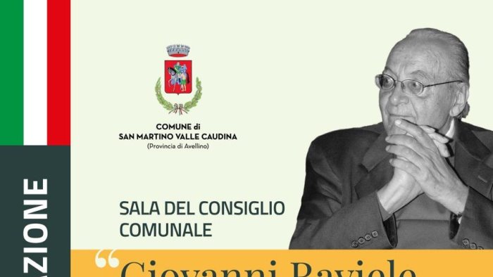 san martino l aula consiliare intitolata a gianni raviele