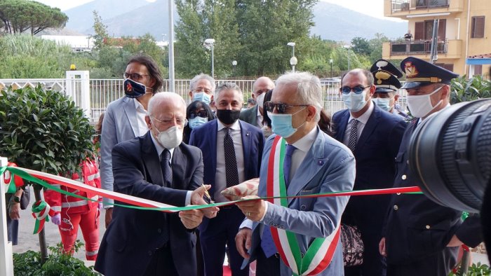 roccapiemonte inaugurata nuova sede polizia e servizi sociali