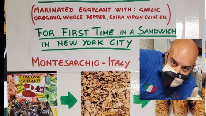 il genio sannita e portare la melanzana sott olio a new york