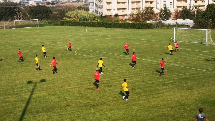 casertana 4 2 per la viterbese nell allenamento congiunto