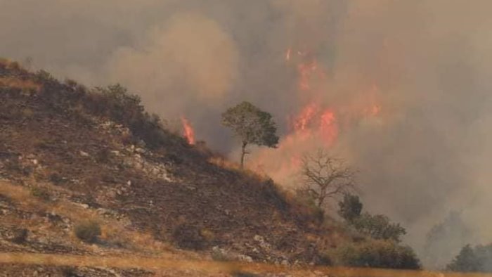 sarno devastata dagli incendi chiesto lo stato d emergenza