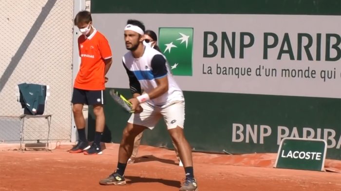 tennis roland garros giustino sfida grenier